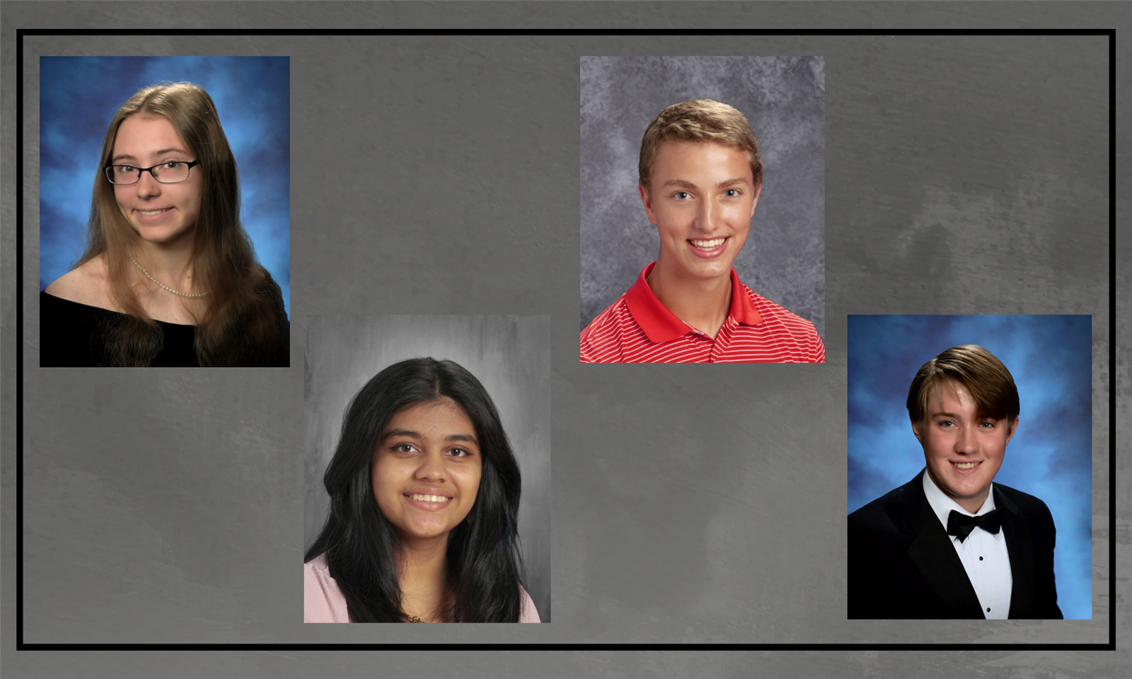 Students smile